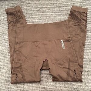 Gymshark Energy Seamless Leggings Brown/Tan S